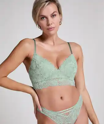 Hunkemoller Hunkemöller Voorgevormde bh zonder beugel Andrea Groen aanbieding