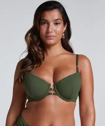 Hunkemoller Hunkemöller Bikinitop Holbox Groen aanbieding