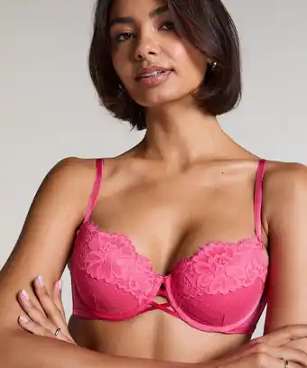 Hunkemoller Hunkemöller Voorgevormde beugel bh Harmony Roze aanbieding