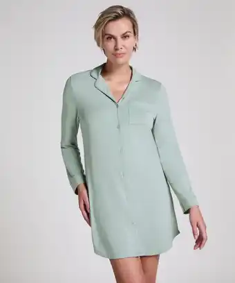 Hunkemoller Hunkemöller Nachthemd Jersey Essential Groen aanbieding
