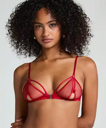 Hunkemoller Hunkemöller Bralette Vienna Rood aanbieding