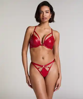 Hunkemoller Hunkemöller String Faye Rood aanbieding