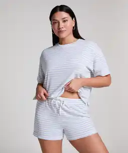 Hunkemoller Hunkemöller Shorts Katoen Blauw aanbieding
