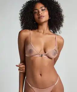 Hunkemoller Hunkemöller Bralette Free The Nipple Bruin aanbieding