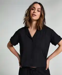 Hunkemoller Hunkemöller Jacket Jersey Essential Zwart aanbieding