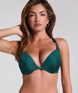 Hunkemoller Hunkemöller Voorgevormde push-up beugel bh Lana Groen aanbieding