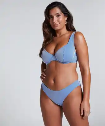 Hunkemoller Hunkemöller Rio Bikinibroekje Fiji Blauw aanbieding