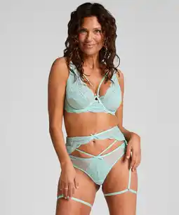 Hunkemoller Hunkemöller Jarretel Ashley Blauw aanbieding
