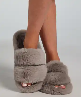 Hunkemoller Hunkemöller Slippers Double Strap Beige aanbieding