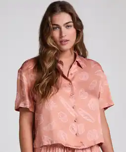 Hunkemoller Hunkemöller Pyjama top Springbreakers Beige aanbieding
