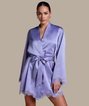 Hunkemoller Hunkemöller Kimono Sophia Paars aanbieding