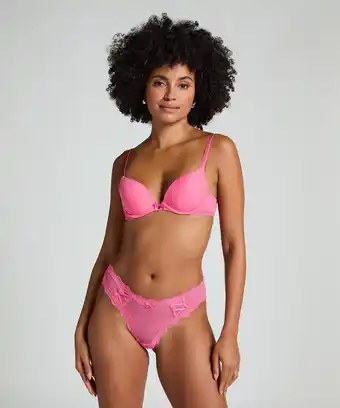 Hunkemoller Hunkemöller Brazilian Astra Roze aanbieding