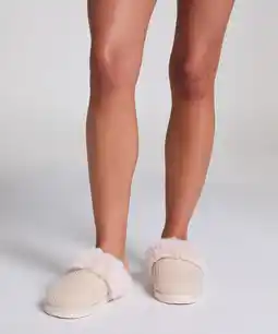 Hunkemoller Hunkemöller Lowan slippers Wit aanbieding