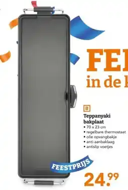 Blokker Teppanyaki bakplaat aanbieding
