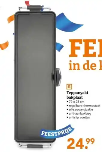 Blokker Teppanyaki bakplaat aanbieding