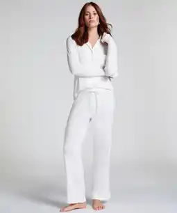 Hunkemoller Hunkemöller Broek Jersey Essential Wit aanbieding