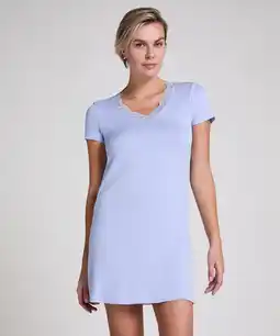 Hunkemoller Hunkemöller Nightshirt Jersey Blauw aanbieding