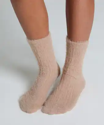 Hunkemoller Hunkemöller Liv Fluffy Sokken aanbieding