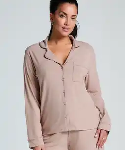 Hunkemoller Hunkemöller Jacket Rib Essential Beige aanbieding