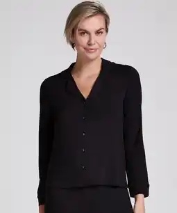 Hunkemoller Hunkemöller Jacket Rib Essential Zwart aanbieding