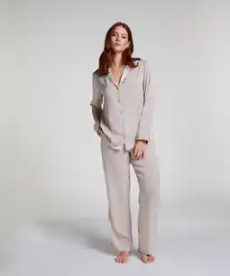 Hunkemoller Hunkemöller Broek Satijn Beige aanbieding