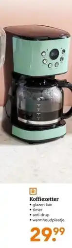 Blokker Koffiezetter aanbieding