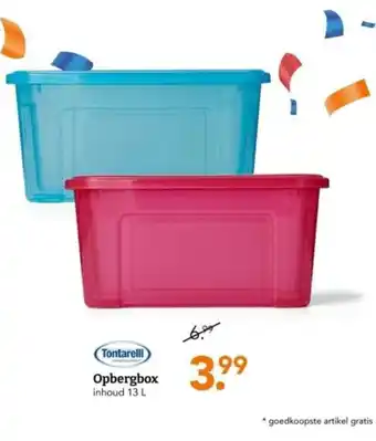 Blokker Opbergbox aanbieding