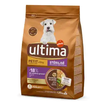Zooplus Voordeelpak: 2x1,35kg Ultima Dog Mini Sterilized Kip​​​​​​ droogvoer voor honden aanbieding
