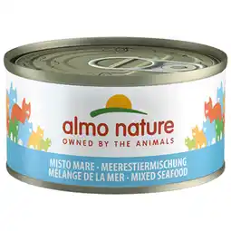 Zooplus 6x70g Almo Nature Zeedierenmix Kattenvoer aanbieding