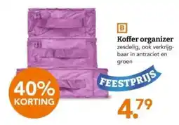 Blokker Koffer organizer aanbieding