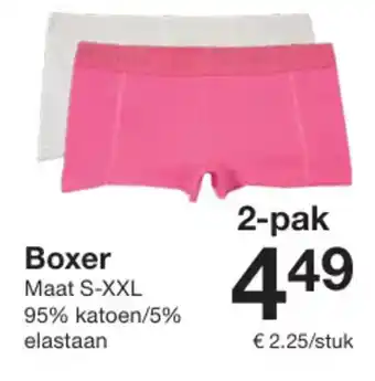 Zeeman Boxer aanbieding