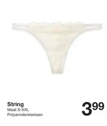 Zeeman String aanbieding
