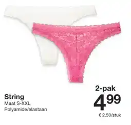 Zeeman String aanbieding
