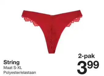 Zeeman String aanbieding