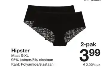 Zeeman Hipster aanbieding