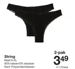 Zeeman String aanbieding