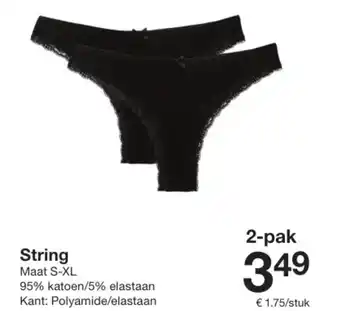 Zeeman String aanbieding
