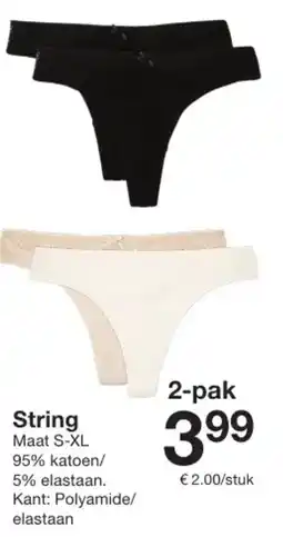 Zeeman String aanbieding