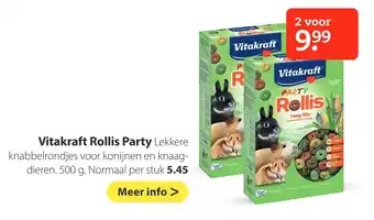 Pets Place Vitakraft rollis party aanbieding