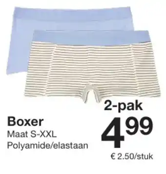 Zeeman Boxer aanbieding
