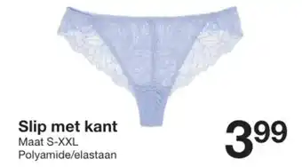 Zeeman Slip met kant aanbieding
