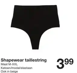 Zeeman Shapewear taillestring aanbieding