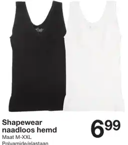 Zeeman Shapewear naadloos hemd aanbieding