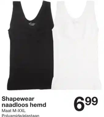 Zeeman Shapewear naadloos hemd aanbieding