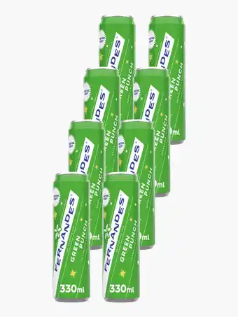 Flink Fernandes Green Punch Blik 33cl 8x aanbieding