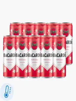 Flink Bacardi & Cola 25cl 10x aanbieding