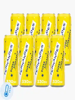 Flink Fernandes Super Pineapple Blik 33cl 8x aanbieding