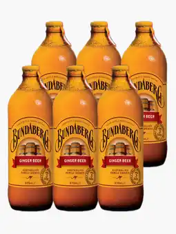Flink Bundaberg Gingerbeer 37.5cl 6x aanbieding