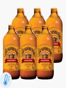 Flink Bundaberg Gingerbeer 37.5cl 6x aanbieding