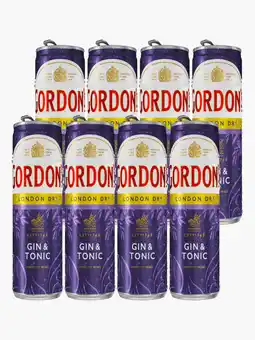 Flink Gordon's London Dry Gin & Tonic 6,4% 25cl 8x aanbieding